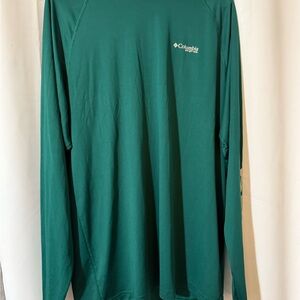 Columbia Men's Green Long Sleeve Shirt